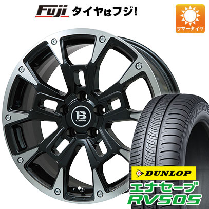 【新品国産5穴114.3車】 夏タイヤ ホイール4本セット 215/60R16 ダンロップ エナセーブ RV505 ビッグウエイ B-LUGNAS BRD  16インチ｜fujicorporation