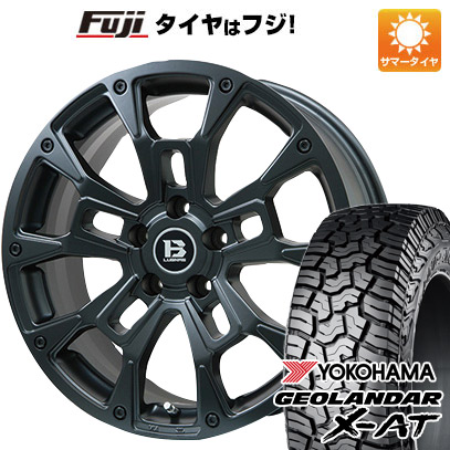 【新品国産5穴114.3車】 夏タイヤ ホイール４本セット 235/70R16 ヨコハマ ジオランダー X AT G016 ビッグウエイ B LUGNAS BRD(マットブラック) 16インチ :fuji 7121 146661 31411 31411:フジコーポレーション