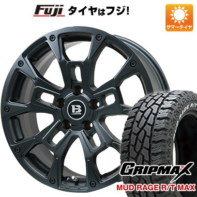 【新品国産5穴114.3車】 夏タイヤ ホイール４本セット 215/70R16 グリップマックス マッドレイジR/T MAX RWL(限定) ビッグウエイ B LUGNAS BRD 16インチ :fuji 1581 146661 33238 33238:フジコーポレーション