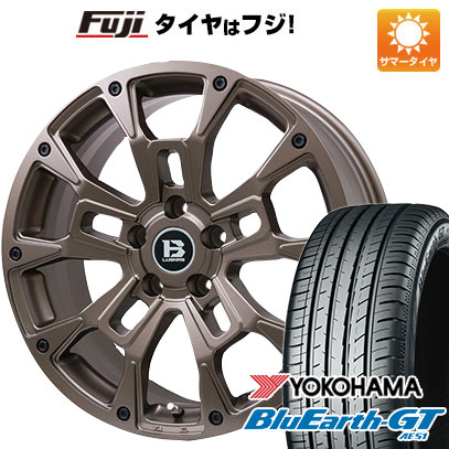 【新品国産5穴114.3車】 夏タイヤ ホイール4本セット 215/60R16 ヨコハマ ブルーアース GT AE51 ビッグウエイ B LUGNAS BRD(マットブロンズ) 16インチ :fuji 1601 146662 28569 28569:フジコーポレーション