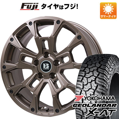 【新品国産5穴114.3車】 夏タイヤ ホイール４本セット 235/70R16 ヨコハマ ジオランダー X AT G016 ビッグウエイ B LUGNAS BRD(マットブロンズ) 16インチ :fuji 7121 146662 31411 31411:フジコーポレーション