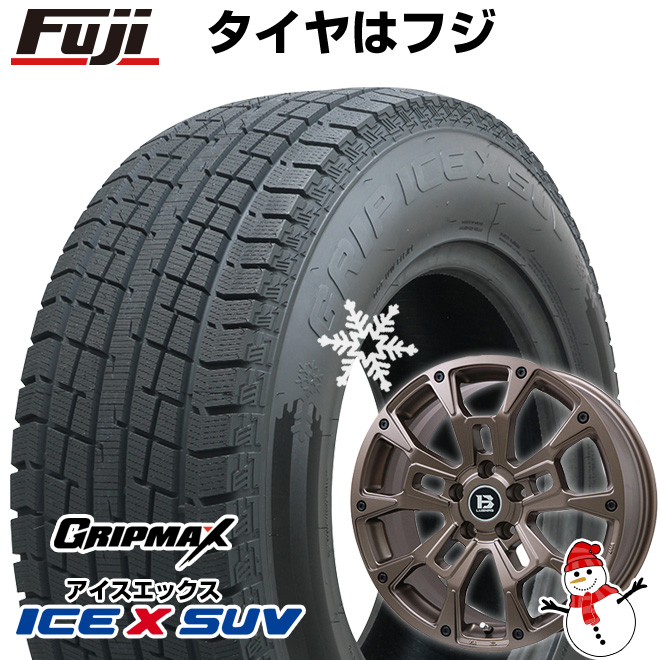 【新品国産5穴114.3車】 スタッドレスタイヤ ホイール4本セット 225/70R16 アイスX SUV BSW (限定2022年製) ビッグウエイ B LUGNAS BRD 16インチ : fuji 13661 146662 38761 38761 : フジコーポレーション