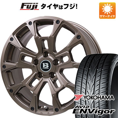 【新品国産5穴114.3車】 夏タイヤ ホイール４本セット 235/55R18 ヨコハマ エイビッド エンビガーS321 ビッグウエイ B LUGNAS BRD(マットブロンズ) 18インチ :fuji 1303 146665 43107 43107:フジコーポレーション