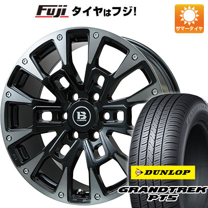 クーポン配布中 【新品国産5穴114.3車】 夏タイヤ ホイール４本セット 235/55R18 ダンロップ グラントレック PT5 ビッグウエイ B LUGNAS BRD 18インチ :fuji 1303 146663 40825 40825:フジコーポレーション