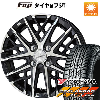 【新品 軽自動車】N BOX タント スペーシア 夏タイヤ ホイール4本セット 165/55R15 ヨコハマ ジオランダー A/T G015 RBL 共豊 スマック グレイヴ 15インチ :fuji 21761 148356 34891 34891:フジコーポレーション