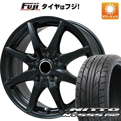 【パンク保証付き】【新品国産5穴114.3車】 夏タイヤ ホイール４本セット 215/35R18 ニットー NT555 G2 ブランドル CJ28B 18インチ :fuji 15661 149848 23601 23601:フジコーポレーション