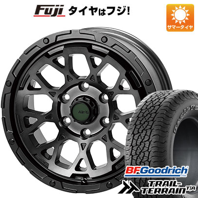 【新品国産5穴114.3車】 夏タイヤ ホイール4本セット 225/65R17 BFグッドリッチ トレールテレーンT/A ORWL 4X4 エアージー ロックス GHOST ED. 17インチ｜fujicorporation