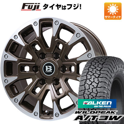 【新品国産6穴139.7車】 夏タイヤ ホイール4本セット 35X12.5R17 ファルケン ワイルドピーク A/T3W ビッグウエイ B LUGNAS BRD(マットブロンズ) 17インチ :fuji 11822 146671 31927 31927:フジコーポレーション