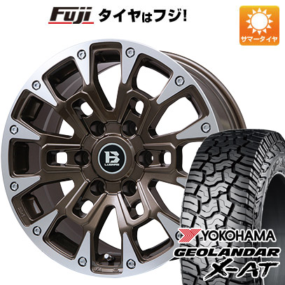 【新品国産6穴139.7車】 夏タイヤ ホイール4本セット 275/65R18 ヨコハマ ジオランダー X AT G016 ビッグウエイ B LUGNAS BRD(マットブロンズ) 18インチ :fuji 16581 146676 37169 37169:フジコーポレーション