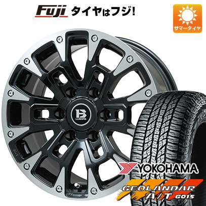 クーポン配布中 【新品】プラド 夏タイヤ ホイール4本セット 265/65R17 ヨコハマ ジオランダー A/T G015 OWL/RBL ビッグウエイ B LUGNAS BRD 17インチ :fuji 11822 146669 30618 30618:フジコーポレーション