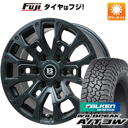 【新品国産6穴139.7車】 夏タイヤ ホイール4本セット 35X12.5R17 ファルケン ワイルドピーク A/T3W ビッグウエイ B LUGNAS BRD(マットブラック) 17インチ :fuji 11822 146670 31927 31927:フジコーポレーション