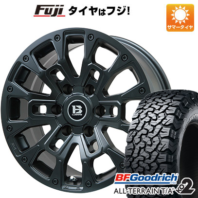 【新品国産6穴139.7車】 夏タイヤ ホイール4本セット 265/65R18 BFグッドリッチ オールテレーンT/A KO2 RWL/RBL ビッグウエイ B LUGNAS BRD 18インチ :fuji 16581 146675 21282 21282:フジコーポレーション