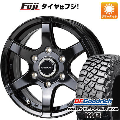 【新品】プラド 夏タイヤ ホイール4本セット 265/65R17 BFグッドリッチ マッドテレーンT/A KM3 ホットスタッフ バイソン BN 04 17インチ :fuji 11822 150535 29312 29312:フジコーポレーション