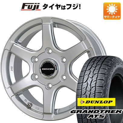 クーポン配布中 【新品国産6穴139.7車】 夏タイヤ ホイール4本セット 265/70R17 ダンロップ グラントレック AT5 ホットスタッフ バイソン BN 04 17インチ :fuji 11822 150534 41040 41040:フジコーポレーション