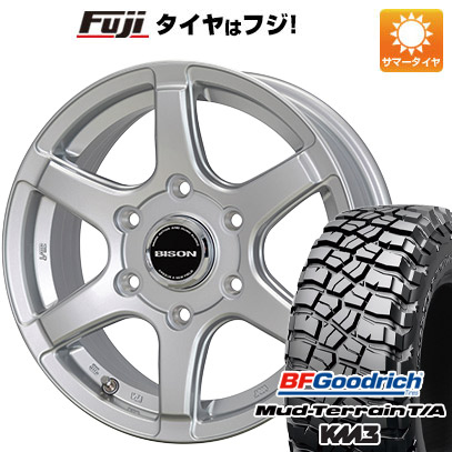 【新品国産6穴139.7車】 夏タイヤ ホイール4本セット 285/70R17 BFグッドリッチ マッドテレーンT/A KM3 ホットスタッフ バイソン BN 04 17インチ :fuji 11822 150534 26508 26508:フジコーポレーション