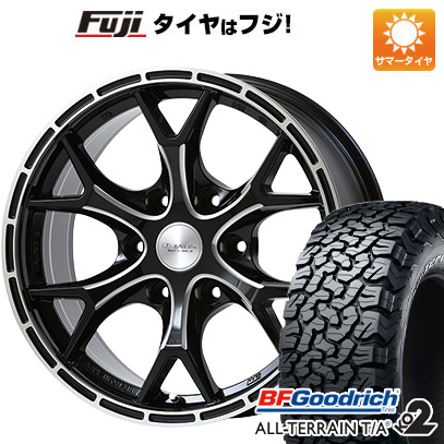 【新品国産車用 6穴139.7車】 夏タイヤ ホイール4本セット 35X12.5R17 BFグッドリッチ オールテレーンT/A KO2 RWL/RBL ジャオス トライブクロウ 17インチ