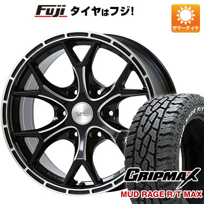 【新品国産6穴139.7車】 夏タイヤ ホイール4本セット 275/70R17 グリップマックス マッドレイジR/T MAX RWL(限定) ジャオス トライブクロウ 17インチ :fuji 11822 91837 33242 33242:フジコーポレーション