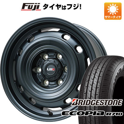 エコピア 【新品】ハイエース200系 夏タイヤ ホイール4本セット 195