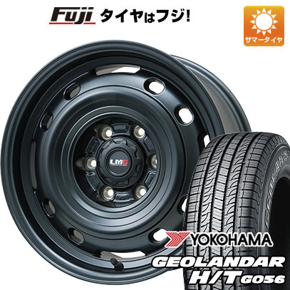 【新品国産6穴139.7車】 夏タイヤ ホイール4本セット 265/70R17 ヨコハマ ジオランダー H/T G056 レアマイスター LMG OFF STYLE 2 (マットブラック) 17インチ :fuji 11822 148155 21373 21373:フジコーポレーション