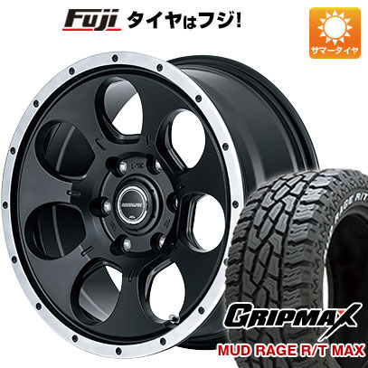 【新品国産6穴139.7車】 夏タイヤ ホイール4本セット 265/65R17 グリップマックス マッドレイジR/T MAX RWL(限定) MID ロードマックス WO 7 17インチ :fuji 11822 146216 32742 32742:フジコーポレーション