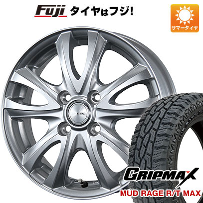 【新品国産4穴100車】 夏タイヤ ホイール４本セット 165/65R14 グリップマックス マッドレイジR/T MAX RBL(限定) ビッグウエイ BWスポーツ WT5 14インチ :fuji 21961 151688 33230 33230:フジコーポレーション