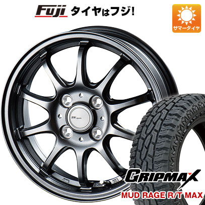 【新品国産4穴100車】 夏タイヤ ホイール４本セット 165/65R14 グリップマックス マッドレイジR/T MAX RBL(限定) ビッグウエイ BWスポーツ ZT10 14インチ :fuji 21961 151708 33230 33230:フジコーポレーション