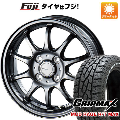 【新品国産4穴100車】 夏タイヤ ホイール４本セット 195/65R15 グリップマックス マッドレイジR/T MAX RWL(限定) ビッグウエイ BWスポーツ ZT10 15インチ :fuji 11881 151711 33232 33232:フジコーポレーション