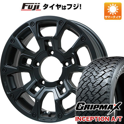 【新品】ジムニーシエラ 夏タイヤ ホイール4本セット 215/70R16 グリップマックス インセプション A/T RWL(限定) ビッグウエイ B LUGNAS BRD 16インチ :fuji 16701 146651 33661 33661:フジコーポレーション