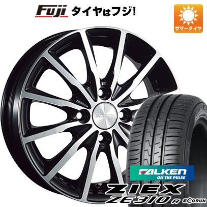 【新品国産車用 4穴100車】 夏タイヤ ホイール４本セット 185/65R15 ファルケン ジークス ZE310R エコラン(限定) ブリヂストン バルミナ A12 15インチ
