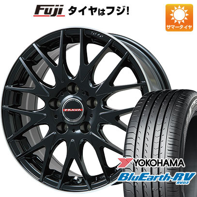 【パンク保証付き】【新品国産5穴114.3車】 夏タイヤ ホイール4本セット 215/65R16 ヨコハマ ブルーアース RV 03 ビッグウエイ LEYSEEN プラバ9MJrII 16インチ :fuji 1310 147115 36883 36883:フジコーポレーション