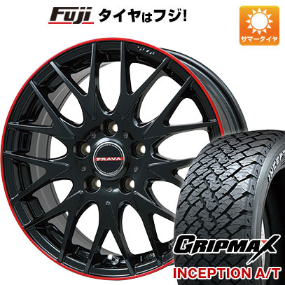 【新品国産5穴114.3車】 夏タイヤ ホイール4本セット 215/65R16 グリップマックス インセプション A/T RWL(限定) ビッグウエイ LEYSEEN プラバ9MJrII 16インチ :fuji 1310 147116 37272 37272:フジコーポレーション