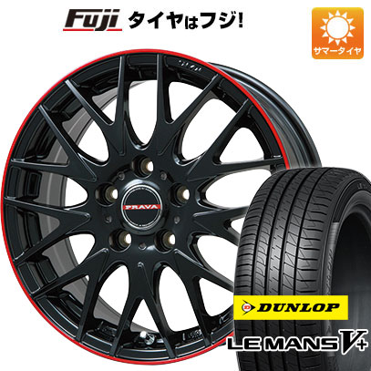 【新品国産5穴114.3車】 夏タイヤ ホイール4本セット 215/60R16 ダンロップ ルマン V+(ファイブプラス) ビッグウエイ LEYSEEN プラバ9MJrII 16インチ :fuji 1601 147116 40687 40687:フジコーポレーション