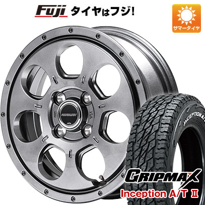 新品 軽トラ 軽バン サマータイヤ ホイール4本セット 145/80R12 GRIPMAX インセプション A/TII RWL 80/78N MID ロードマックス マッドエージェント 12インチ :fuji 21681 148615 35569 35569:フジコーポレーション