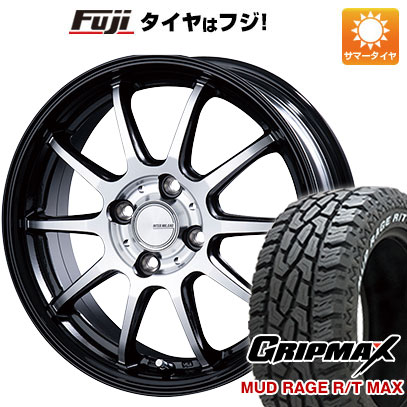 【新品】ライズ/ロッキー（ガソリン） 夏タイヤ ホイール4本セット 195/65R16 GRIPMAX マッドレイジR/T MAX RWL(限定) インフィニティ F10 16インチ :fuji 21101 148395 32791 32791:フジコーポレーション