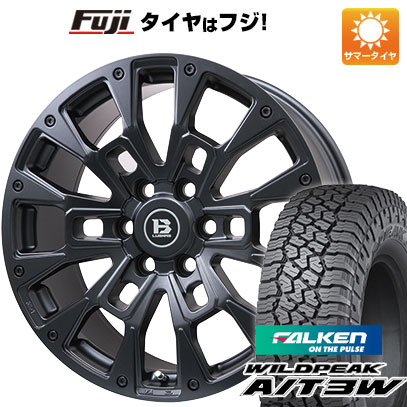 【新品国産6穴139.7車】 夏タイヤ ホイール4本セット 285/55R20 ファルケン ワイルドピーク A/T3W ビッグウエイ B LUGNAS BRD(マットブラック) 20インチ :fuji 11803 146678 29280 29280:フジコーポレーション