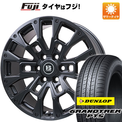 【新品国産6穴139.7車】 夏タイヤ ホイール4本セット 285/50R20 ダンロップ グラントレック PT5 ビッグウエイ B LUGNAS BRD(マットブラック) 20インチ :fuji 11803 146678 40837 40837:フジコーポレーション