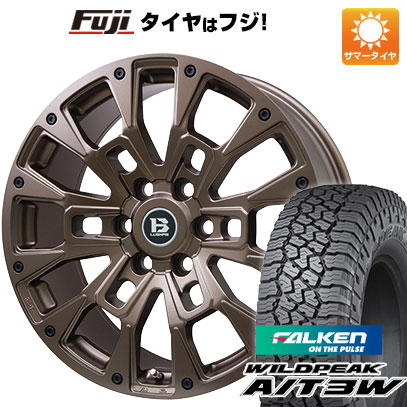 【新品国産6穴139.7車】 夏タイヤ ホイール4本セット 285/55R20 ファルケン ワイルドピーク A/T3W ビッグウエイ B LUGNAS BRD(マットブロンズ) 20インチ :fuji 11803 146679 29280 29280:フジコーポレーション