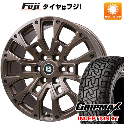 【新品国産6穴139.7車】 夏タイヤ ホイール4本セット 285/50R20 グリップマックス インセプション X/T RWL(限定2021年製) ビッグウエイ B LUGNAS BRD 20インチ :fuji 11803 146679 39584 39584:フジコーポレーション