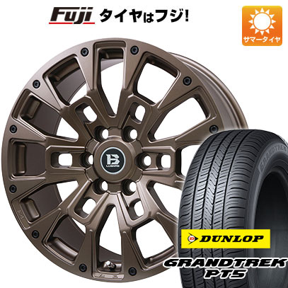 【新品国産6穴139.7車】 夏タイヤ ホイール4本セット 285/50R20 ダンロップ グラントレック PT5 ビッグウエイ B LUGNAS BRD(マットブロンズ) 20インチ :fuji 11803 146679 40837 40837:フジコーポレーション