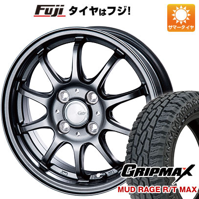 【新品国産4穴100車】 夏タイヤ ホイール４本セット 165/65R14 グリップマックス マッドレイジR/T MAX RBL(限定) インターミラノ クレール ZT10 14インチ :fuji 21961 151642 33230 33230:フジコーポレーション