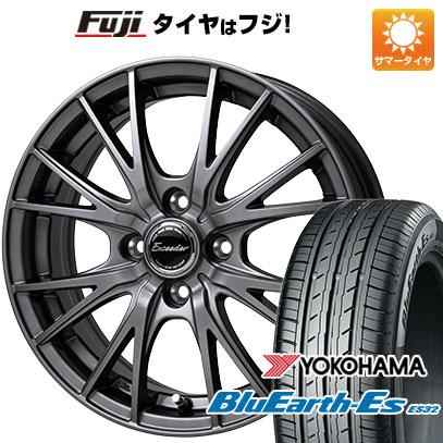 新品 ハスラー デリカミニ(4WD) サマータイヤ ホイール4本セット 165/60R15 ヨコハマ ブルーアース ES32 ホットスタッフ エクシーダー E05II 15インチ :fuji 21761 150637 35510 35510:フジコーポレーション