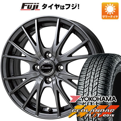 新品 N BOX タント スペーシア サマータイヤ ホイール4本セット 165/55R15 ヨコハマ ジオランダー A/T G015 RBL ホットスタッフ エクシーダー E05II 15インチ :fuji 21761 150637 34891 34891:フジコーポレーション