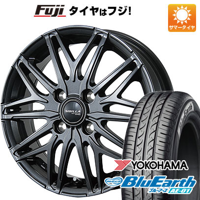 【新品 軽自動車】 サマータイヤ ホイール4本セット 155/65R13 ヨコハマ ブルーアース AE-01 トピー シビラ NEXT W45 13インチ｜fujicorporation