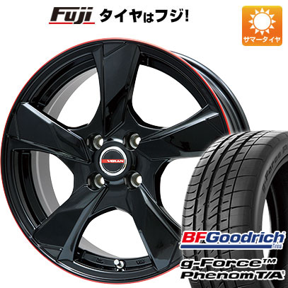 【新品】フリード 5穴/114 夏タイヤ ホイール４本セット 205/45R17 BFグッドリッチ(フジ専売) g FORCE フェノム T/A プレミックス ヴェランV 17インチ :fuji 1670 119928 41269 41269:フジコーポレーション