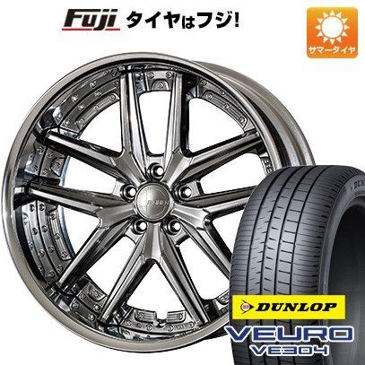 【新品】40系アルファード/ヴェルファイア用 夏タイヤ ホイール4本セット 245/40R21 ダンロップ ビューロ VE304 アミスタット ライエン T025 21インチ｜fujicorporation