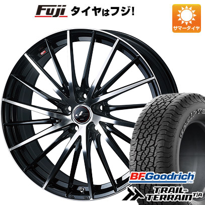 【新品国産5穴114.3車】 夏タイヤ ホイール４本セット 225/55R18 BFグッドリッチ トレールテレーンT/A ORBL ウェッズ レオニス FR 18インチ :fuji 1321 153531 36808 36808:フジコーポレーション