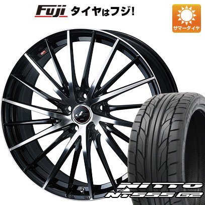 【パンク保証付き】【新品国産5穴114.3車】 夏タイヤ ホイール４本セット 245/30R20 ニットー NT555 G2 ウェッズ レオニス FR 20インチ :fuji 1442 153542 23582 23582:フジコーポレーション