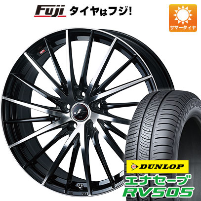 【新品国産5穴114.3車】 夏タイヤ ホイール4本セット 225/55R19 ダンロップ エナセーブ RV505 ウェッズ レオニス FR 19インチ｜fujicorporation