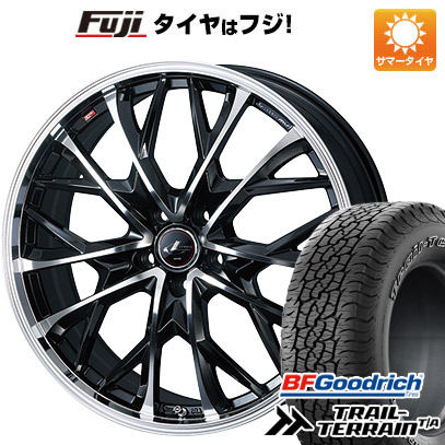 【新品国産5穴114.3車】 夏タイヤ ホイール４本セット 225/55R18 BFグッドリッチ トレールテレーンT/A ORBL ウェッズ レオニス MV 18インチ :fuji 1321 153612 36808 36808:フジコーポレーション