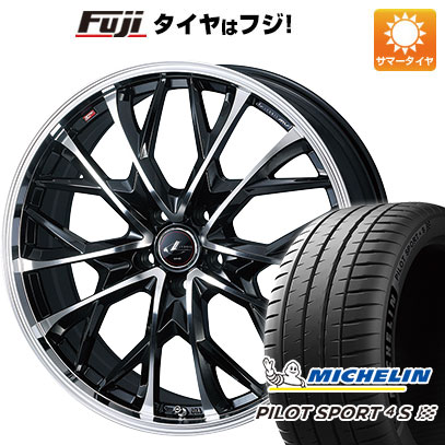 【新品】40系アルファード/ヴェルファイア用 夏タイヤ ホイール4本セット 245/40R21 ミシュラン パイロット スポーツ4S ウェッズ レオニス MV 21インチ :fuji 27862 153626 34990 34990:フジコーポレーション